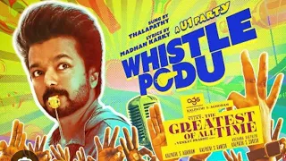 whistle podu song in tamil and lyrics the greatest of all time movie song #whistlepodu #song #shorts