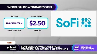 SoFi stock falls following analyst downgrade on possible headwinds