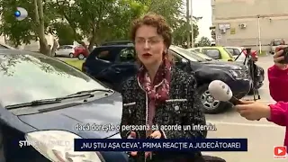 Stirile Kanal D - ,,Nu stiu asa ceva", prima reactie a judecatoarei Ancuta Popoviciu