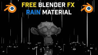 Blender Rain Material |FREE