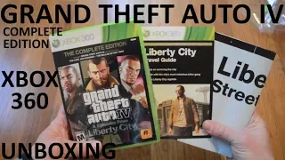 Unboxing Grand Theft Auto IV & Episodes From Liberty City The Complete Edition For XBox 360