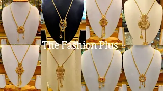 22k Gold Tie-Chain Designs with Weight and Price @TheFashionPlus