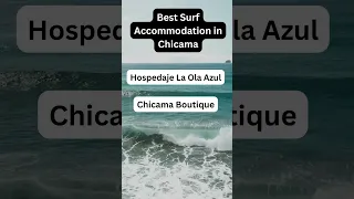 Best Places to Stay for Surfing in Chicama #shorts