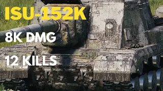 World of Tanks ISU -152K | 12 Kills, 8,1K Damage [1 VS 6]