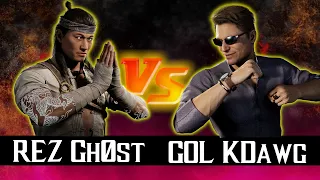 Battle of The Elder Gods! | REZ Gh0st (Liu Kang) vs GOL KDawg (Johnny Cage) | Mortal Kombat 1