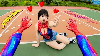 THIS COMPLETELY CRAZY GIRL WANTS ME TO BE HER BOYFRIEND (ParkourPOV Romantic Funny With Spider-Man)