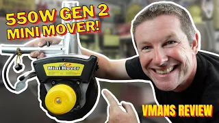 Vman Reviews - The Gen 2 Mini Mover for your caravan, camper, boat or trailer - with 550W of power!