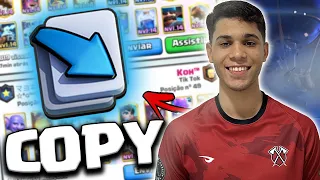 COPYING MY OPPONENTS DECK AT THE TOP OF THE WORLD IN CLASH ROYALE!🏆