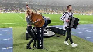 Bandura and Button Accordion Performance at the STADIUM!!!