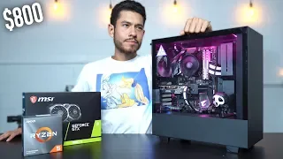 $800 Gaming PC Build - GTX 1660 Ti Ryzen 5 3600 (w/ Benchmarks)