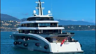 ENERGY 78m Yacht Valeriy Khoroshkovski $180M Superyacht Arriving in Monaco @emmansvlogfr