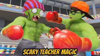 Ultimate Showdown: Nick Hulk vs. Zombie Hulk in Terrifying Scary Teacher 3D