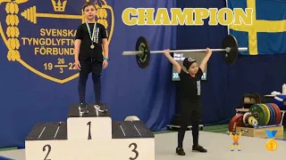 6 Years old weightlifter #olympicweightlifting #cleanandjerk