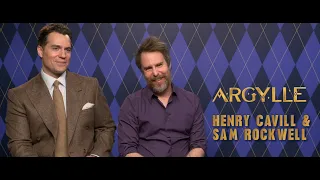 ARGYLLE: HENRY CAVILL & SAM ROCKWELL INTERVIEW