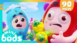 Kids, Eat Your Greens! - Minibods | Mini Oddbods | Baby Oddbods | Funny Cartoons For Kids