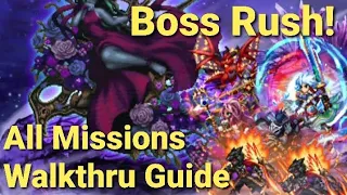 FFBE | Depths of Chaos Boss Rush - All Missions w/ Hyoh, Frosty, Kaito, Reberta & Ilmatelle