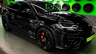 Lamborghini Urus Black (2024) - Sound, interior and Exterior (Wild)