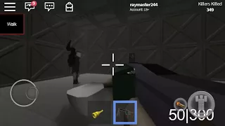 Roblox survive the killers in Area 51 slender man BASS SOUND