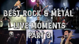 Best Rock & Metal Live Moments Part 3 | Iron Maiden, Metallica, Megadeth, Slipknot #Rock #Metal