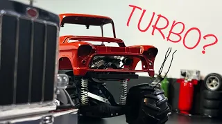 1:18 Shop/ Garage Diorama and a quick build update on TURBO BIG-WINDERS!!!