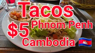 🦘 🇦🇺 🇰🇭 $5 Tacos, Ione Star Restaurant Phnom Penh Cambodia 🇰🇭 28/03/2023 🇰🇭