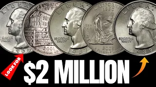 The Most Valuable 5 Ultra Rare Quarter Dollars in The World - RARE Coins worth A LOT of Money
