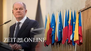 EU: Olaf Scholz will gemeinsames Luftabwehrsystem