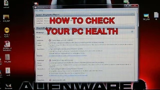 HOW TO CHECK- Your pc health status for windows