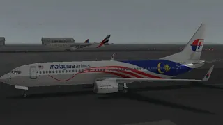 [RFS Real Flight Simulator#821tp]Malaysia Airlines B737-800|Hyderabad-Kuala Lumpur|{4hours}Timeplase