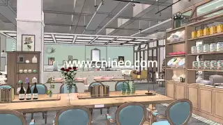 Coffee Shop | Kitchen Design Project | Coffee Shop 3D design show-3D Animation
