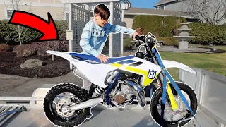Pranking My Son with a New Dirt Bike