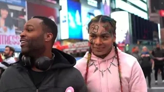 Guy Dresses Like 6ix9ine Walks Around NYC Tekashi Snitched In Court