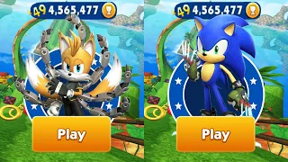 Sonic Dash - Movie Boscage Maze Sonic vs Movie Tails Nine vs All Bosses Zazz Dr.Eggman Run Gameplay