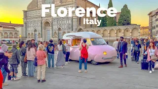 Florence, Italy 🇮🇹 - Evening Walk 2022 - 4K 60fps HDR Walking Tour