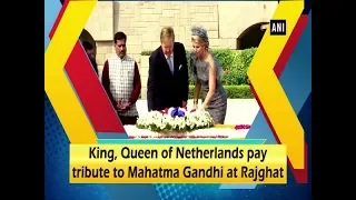 King, Queen of Netherlands pay tribute to Mahatma Gandhi at Rajghat