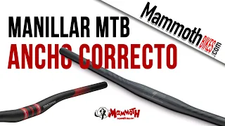 Cómo calcular el ancho correcto del manillar de MTB