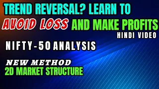How to Identify Trend Reversal Accurately NIFTY-50 #nifty #marketstructure