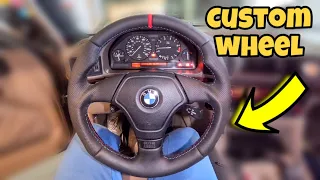 Bmw Steering Wheel Upgrade DIY: bmw 540i he53