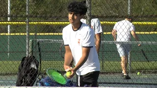 Naperville North boys tennis sweeps doubles against Waubonsie Valley