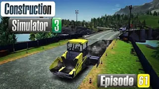 I pave a bridge road!!|Construction simulator 3|[Episode:61]