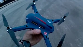 MJX Bugs 3 durability test with big crash with CamPark 4K UHD action cam.