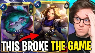 THIS IS THE BEST NEW DECK IN THE GAME!! Lux & Vex Spirit Boosting - Legends of Runeterra