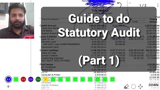 Guide to do statutory audit ( part 1)