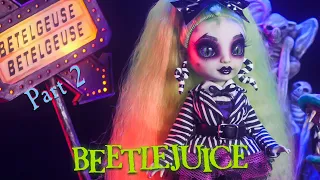 DIY OOAK CUSTOM DOLL Tim Burton Beetlejuice From Rainbow High (Part 2)