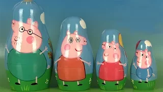 Peppa Pig Poupées Gigognes Russes Nesting Dolls Oeufs Surprise