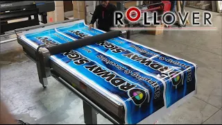 Rollover Laminating Table Virtual Demo from Ordway Sign Supply - (800) 967-3929