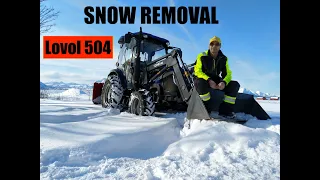 Snow removal in Norway, -"Snow happens" DAY 1. #NorthernLight