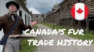 CANADA'S FUR TRADE HISTORY AT FORT WILLIAM HISTORICAL PARK #travelvlog