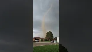 Massive Landspout Rips Across Northern Texas Town