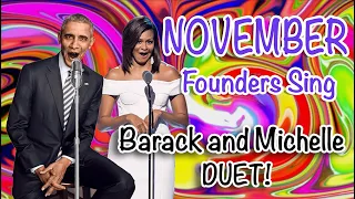 NOVEMBER - Earth, Wind & Fire Parody by Founders Sing with Barack & Michelle Obama
